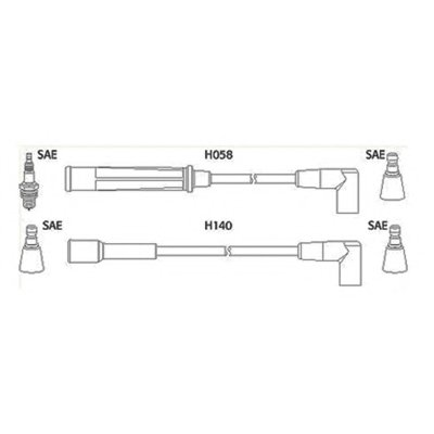 Комплект проводов зажигания Hueco HITACHI купить