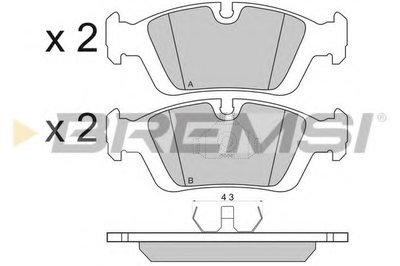 Колодки тормозные передние BMW 3 (E36/E46) 94-07 (ATE)