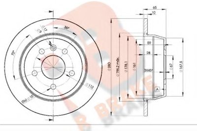 Тормозной диск R BRAKE купить