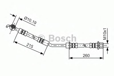 Тормозной шланг BOSCH купить