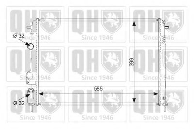 Радиатор, охлаждение двигателя QUINTON HAZELL купить