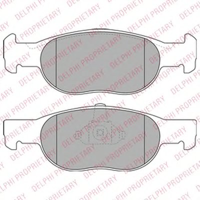Комплект тормозных колодок, дисковый тормоз DELPHI купить