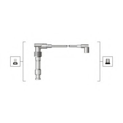 Комплект проводов зажигания (пр-во Magneti Marelli кор.код. MSQ0015)