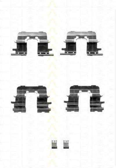Комплектующие, колодки дискового тормоза TRISCAN купить
