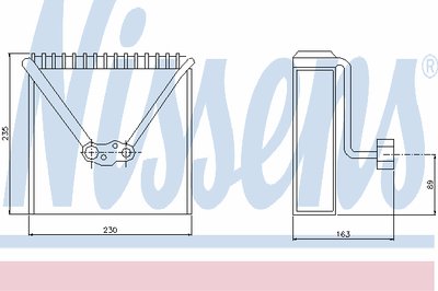 Испаритель, кондиционер NISSENS купить