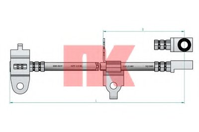 Тормозной шланг NK купить