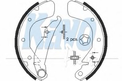 Комплект тормозных колодок MK KASHIYAMA KAVO PARTS купить