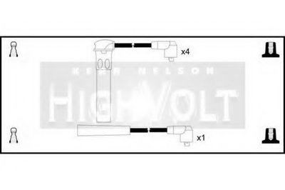 Комплект проводов зажигания HighVolt STANDARD купить