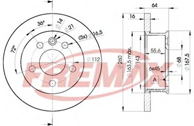 Тормозной диск Premium Carbon + FREMAX купить