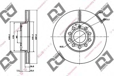 Тормозной диск DJ PARTS купить