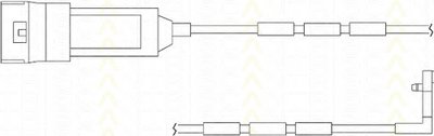 Сигнализатор, износ тормозных колодок TRISCAN купить