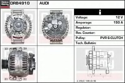 Генератор Remanufactured REMY (Light Duty) DELCO REMY купить