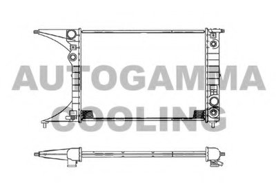 Радиатор, охлаждение двигателя AUTOGAMMA купить