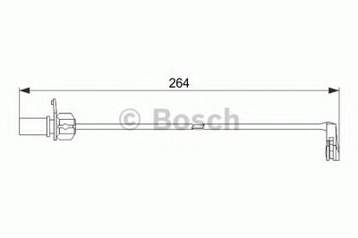 Сигнализатор, износ тормозных колодок BOSCH купить