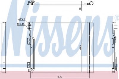 Конденсатор, кондиционер NISSENS купить
