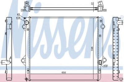 Радиатор, охлаждение двигателя NISSENS купить