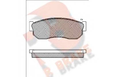 Комплект тормозных колодок, дисковый тормоз R BRAKE купить