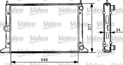 Радиатор, охлаждение двигателя VALEO купить