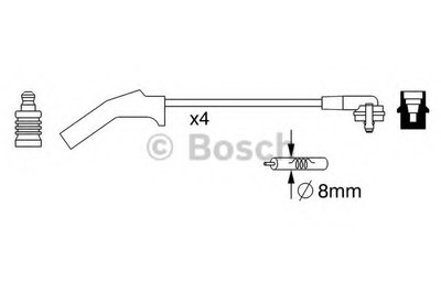 Комплект проводов зажигания BOSCH купить