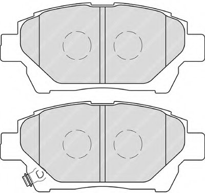 Комплект тормозных колодок, дисковый тормоз PREMIER FERODO купить