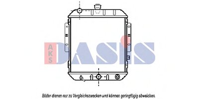 Радиатор, охлаждение двигателя AKS DASIS купить
