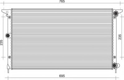 Радиатор, охлаждение двигателя MAGNETI MARELLI купить