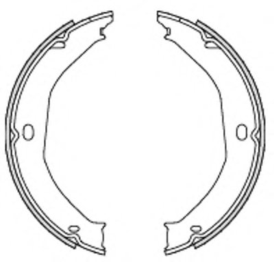 Комплект тормозных колодок, стояночная тормозная система REMSA купить