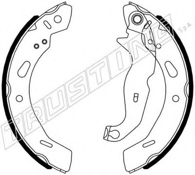 Комплект тормозных колодок TRUSTING купить