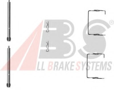 Комплектующие, колодки дискового тормоза A.B.S. купить