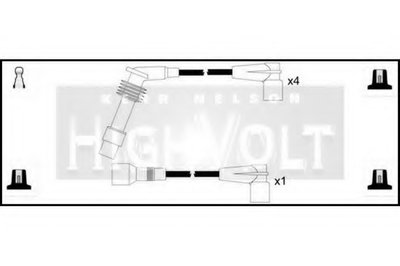 Комплект проводов зажигания HighVolt STANDARD купить