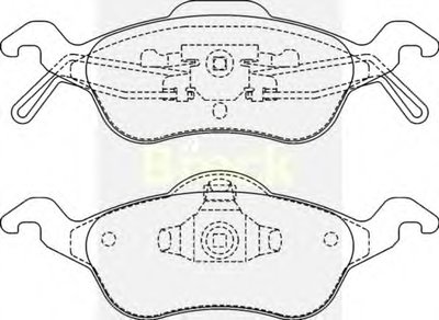 Комплект тормозных колодок, дисковый тормоз BRECK купить