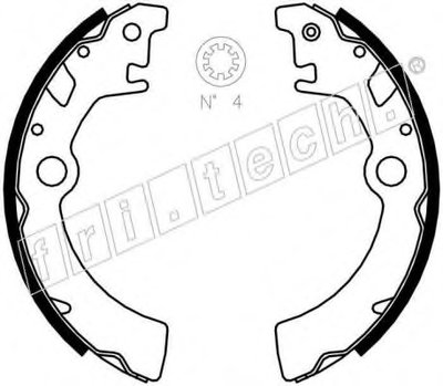 Комплект тормозных колодок fri.tech. купить