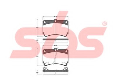 Комплект тормозных колодок, дисковый тормоз sbs купить