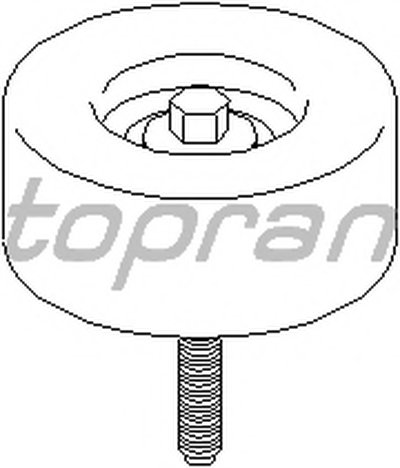 Паразитный / ведущий ролик, поликлиновой ремень TOPRAN купить
