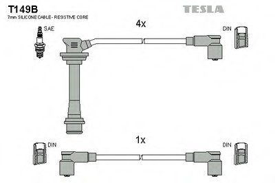 Комплект проводов зажигания TESLA купить