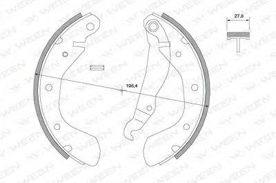Комплект тормозных колодок WEEN купить