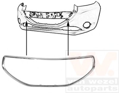 Облицовка, бампер VAN WEZEL купить