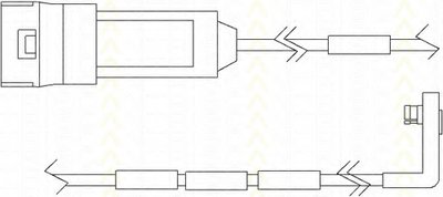 Сигнализатор, износ тормозных колодок TRISCAN купить