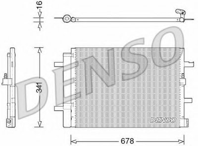 Конденсатор, кондиционер DENSO купить