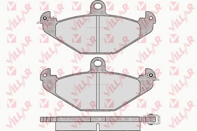 Комплект тормозных колодок, дисковый тормоз VILLAR купить