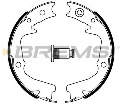 Комплект тормозных колодок BREMSI купить