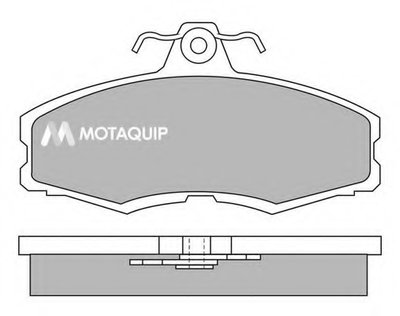 Комплект тормозных колодок, дисковый тормоз MOTAQUIP купить