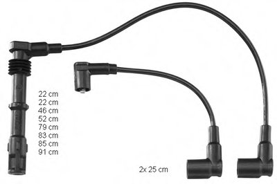 Комплект проводов зажигания BERU купить