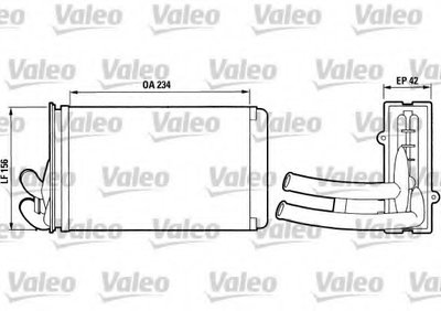 Теплообменник, отопление салона VALEO купить