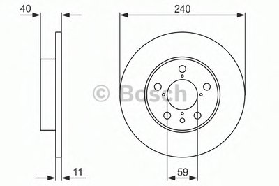 Тормозной диск BOSCH купить