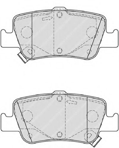 Колодки тормозные задниеToyota Auris 07-12/Corolla 13- (bosc