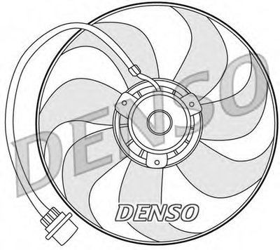 Вентилятор, охлаждение двигателя DENSO купить
