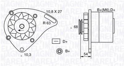 Генератор MAGNETI MARELLI купить