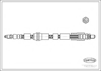 Тормозной шланг CORTECO купить