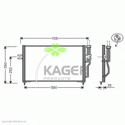 Конденсатор, кондиционер KAGER купить